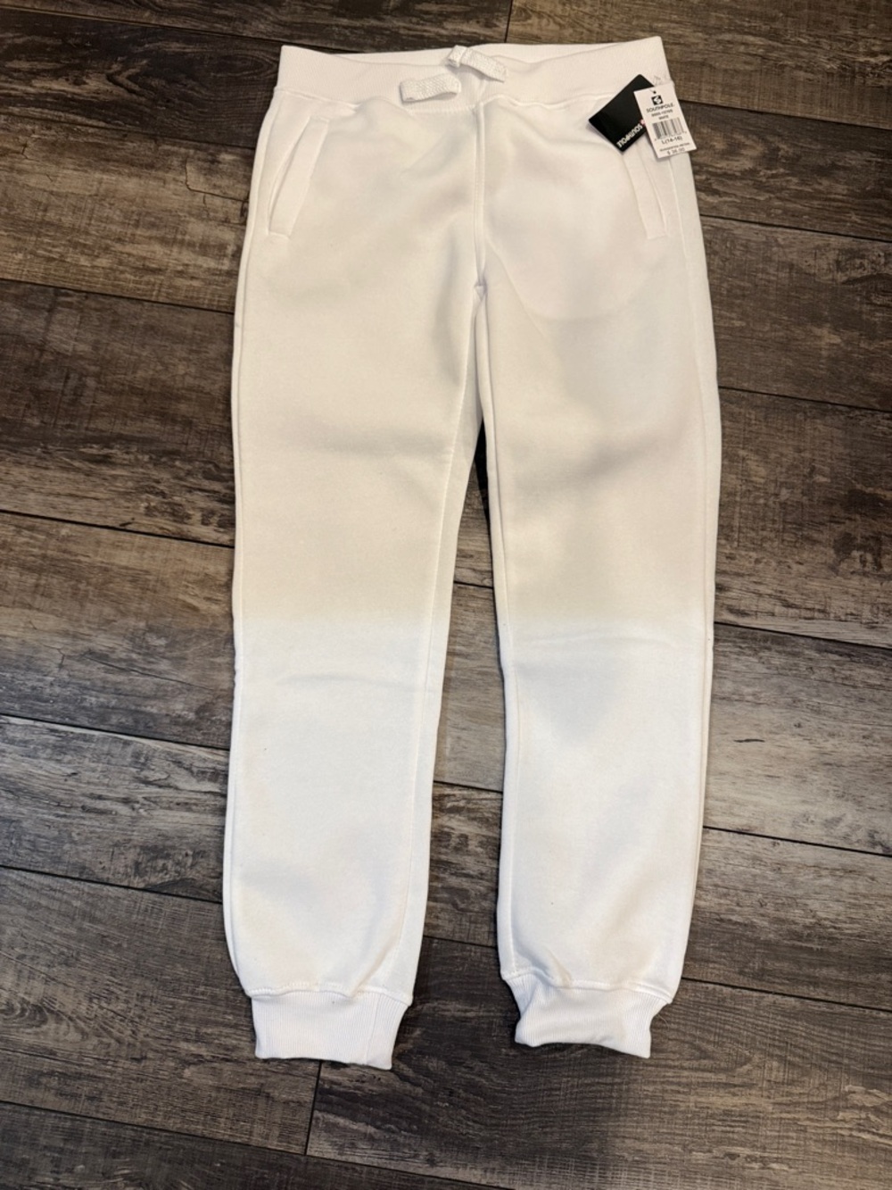 South Pole White Kids Jogger Sweatpants